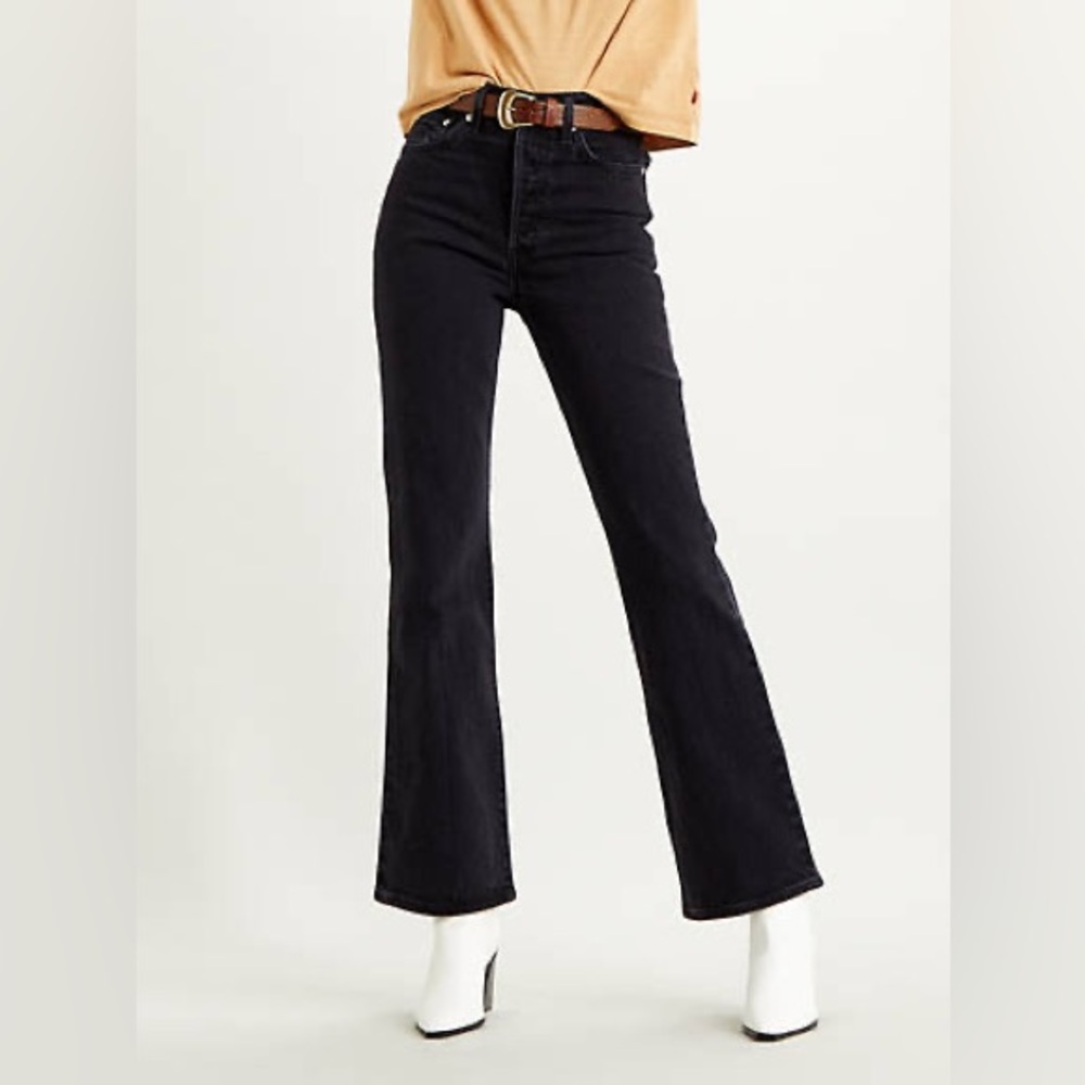 Levi’s Ribcage Bootcut jeans black lake